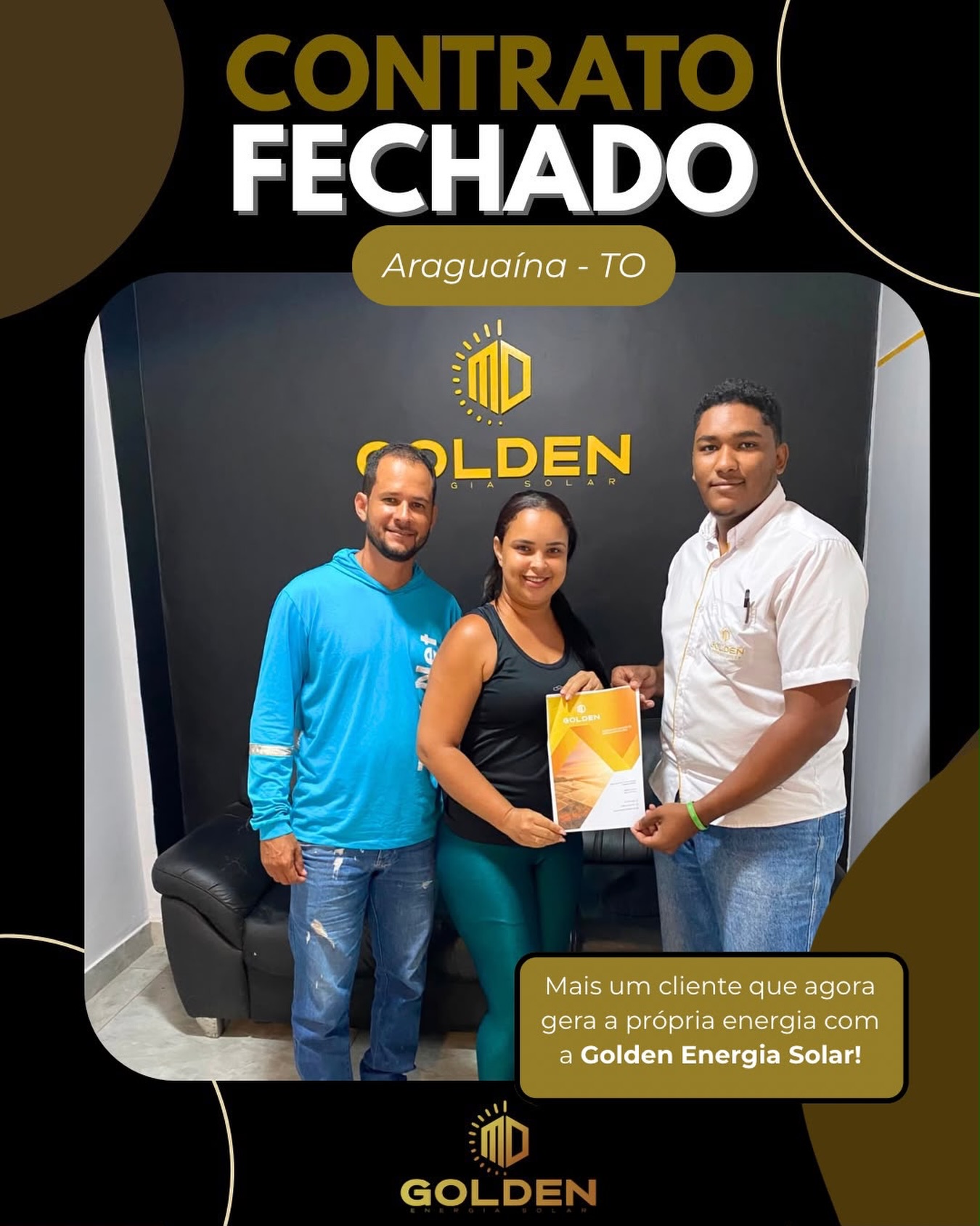 Cliente Danilo gerando a própria energia
